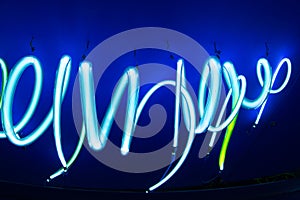 Neon tubes soft background texture