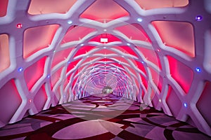 Neon tunnel