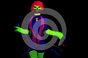 neon uv glow dancer