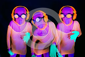 neon uv glow dancer