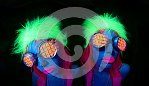 neon uv glow dancer