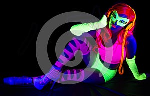 neon uv glow dancer