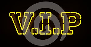 Neon VIP sign