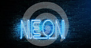 Neon Wallpaper Bluecolor Pc