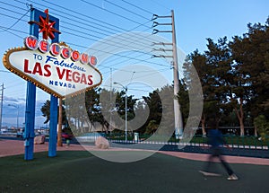 The neon Welcome to Fabulous Las Vegas sign