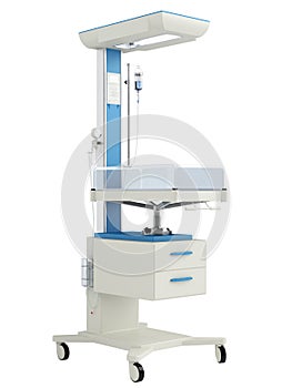 Neonatal reanimation and warming table