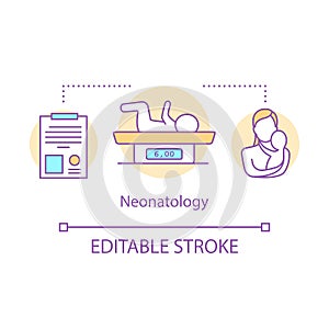 Neonatology concept icon