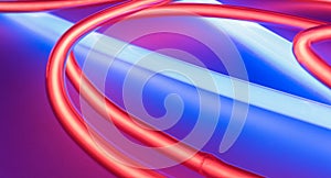 Neons lights abstract concept