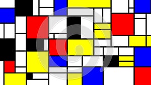 Neoplasticism imittation pattern.