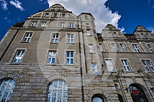 Neorenaissance facade of the building of the university auditorium photo