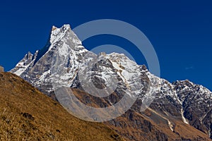 Nepal Himalaya sacred mountain Machapuchare
