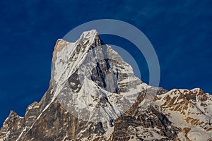 Nepal Himalaya sacred mountain Machapuchare