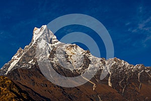Nepal Himalaya sacred mountain Machapuchare