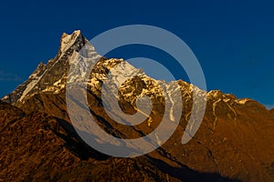 Nepal Himalaya sacred mountain Machapuchare