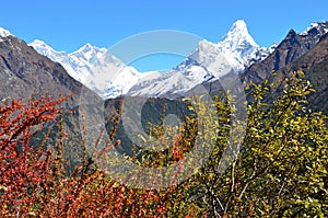   Himalaya montana de picos de a ()  