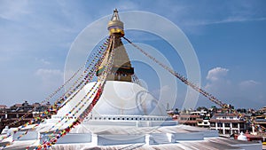 Nepal Kathmandu Boudha Stupa or Boudhanath is a one of the largest spherical stupas in Nepal.Boudha Stupa is a famous place for