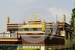 Nepal Kathmandu the Kopan monastery, views and details photo
