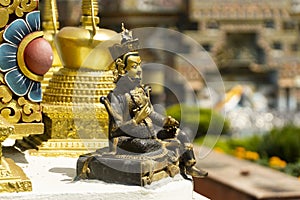 Nepal Kathmandu the Kopan monastery, views and details photo