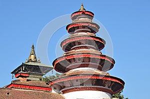 Nepal, Kathmandu, roosf of the Royal Palace Hanuman Dhoka