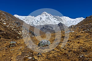 Nepal mountain trekking Everest base camp through Gokyo lakes