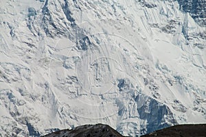 Nepal mountains eight-thousander mountain glacier in Himalaya