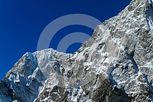 Nepal mountains eight-thousander mountain glacier in Himalaya