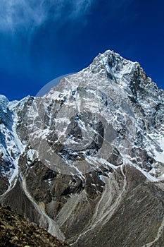 Nepal mountains eight-thousander mountain glacier in Himalaya