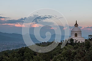 Nepal Stupa at Pokara