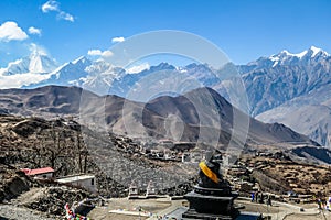 Nepal - Temple in Muktinath, Annapurna Circuit Trek