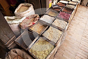 Nepalese Beans, Grains and Spices