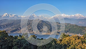 Nepalese landscape in Pokhara