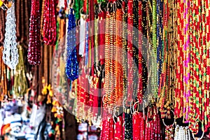 Nepalese souvenirs close-up