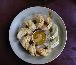 Nepalese traditional dumpling momos