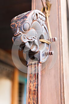 Nepalese traditional music string instrument Tunga.