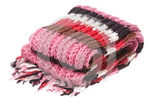 Nepalese Woolen Scarf Isolated