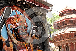 Nepali God Statue photo