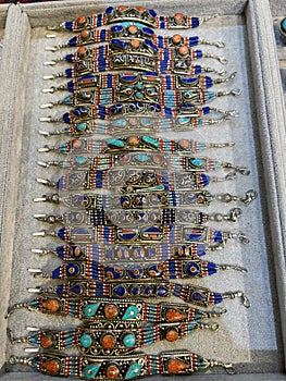 Nepali tibetan jewelry image photo