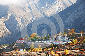 Nepali village of Muktinath photo