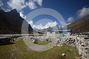 The Nepali village of Pheriche