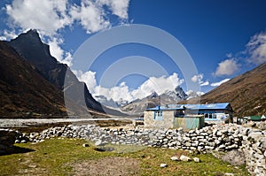 The Nepali village of Pheriche