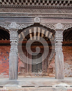 Nepali wood windows