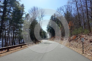 Nepaug Reservoir Walking Trail in New Hartford, Connecticut