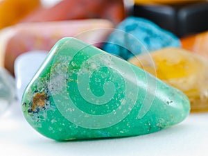 Nephrite gemstone