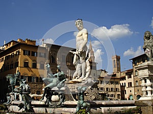 Neptune fountain