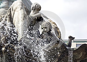 Neptune fountain