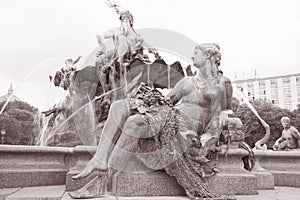 Neptune Fountain, Alexanderplatz Square, Berlin