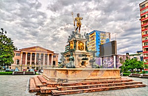 The Neptune Fountain in Batumi, Georgia