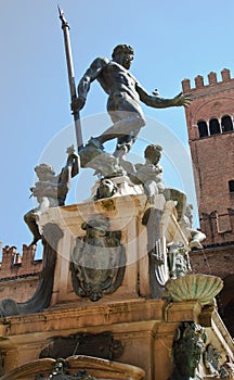 Neptune fountain, Bologna