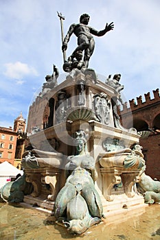Neptune fountain, Bologna