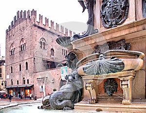 Neptune Fountain Bologna